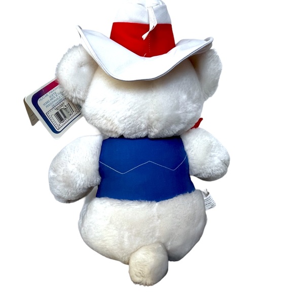 1988 Calgary Winter Olympic Mascots  Hidy & Howdy Cowboy Teddy Polar Bears Pair - Picture 4 of 8